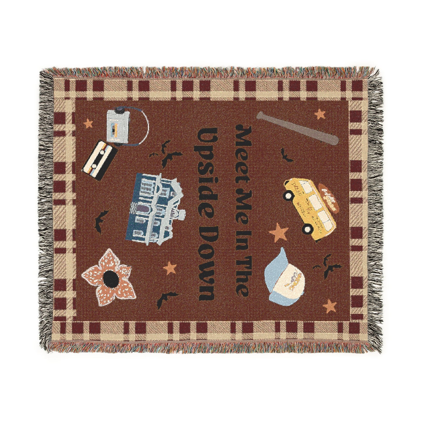 Meet Me In The Upside Down Woven Blanket