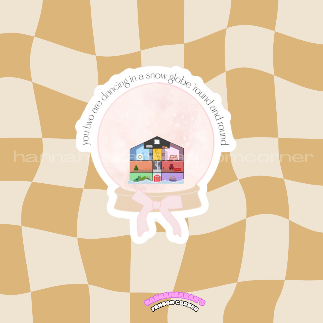 Swiftie Snow Globe Sticker