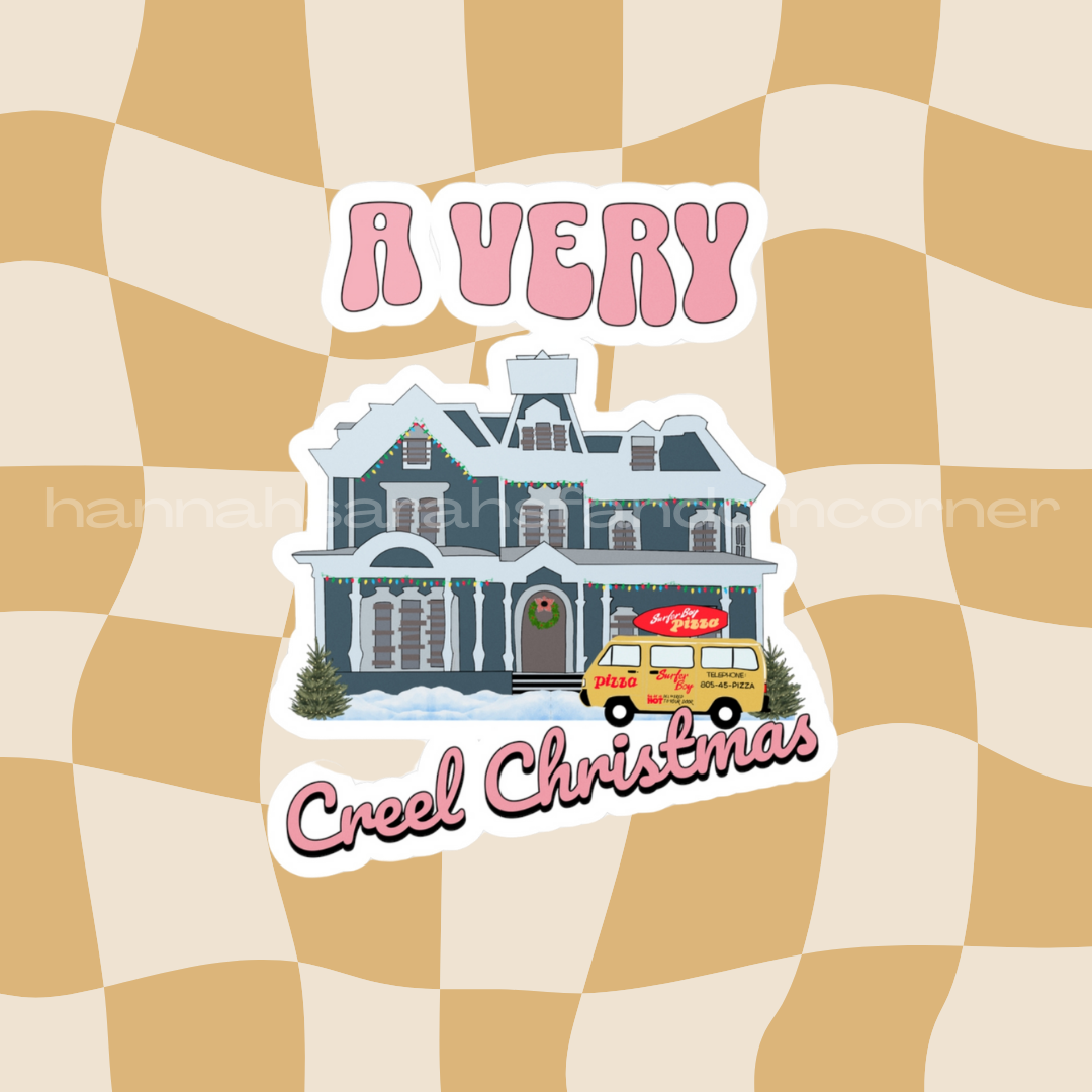 Creel Christmas Sticker