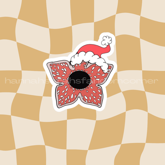 Demogorgon Christmas Sticker