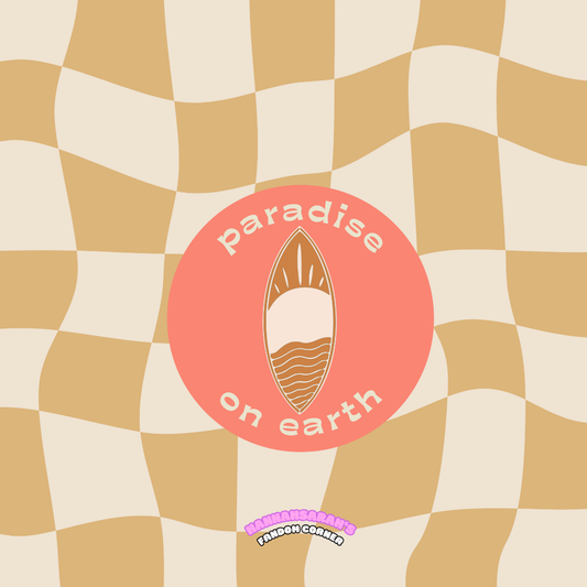 Paradise On Earth Sticker